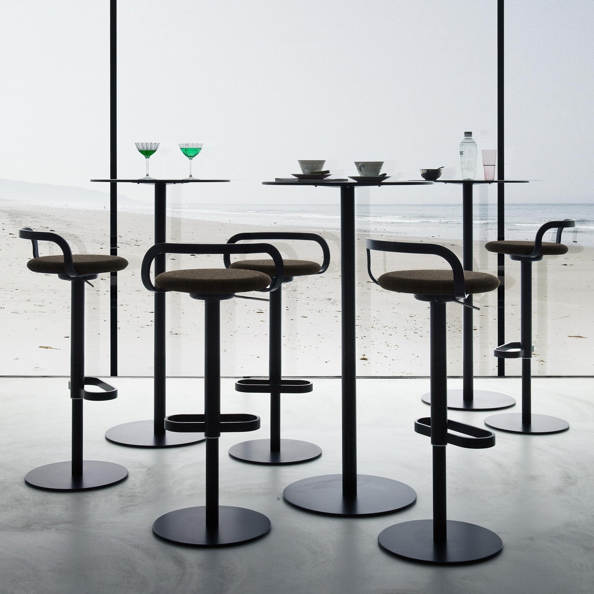 Mak S110 Bar Stool Seat Leather 55-80cm