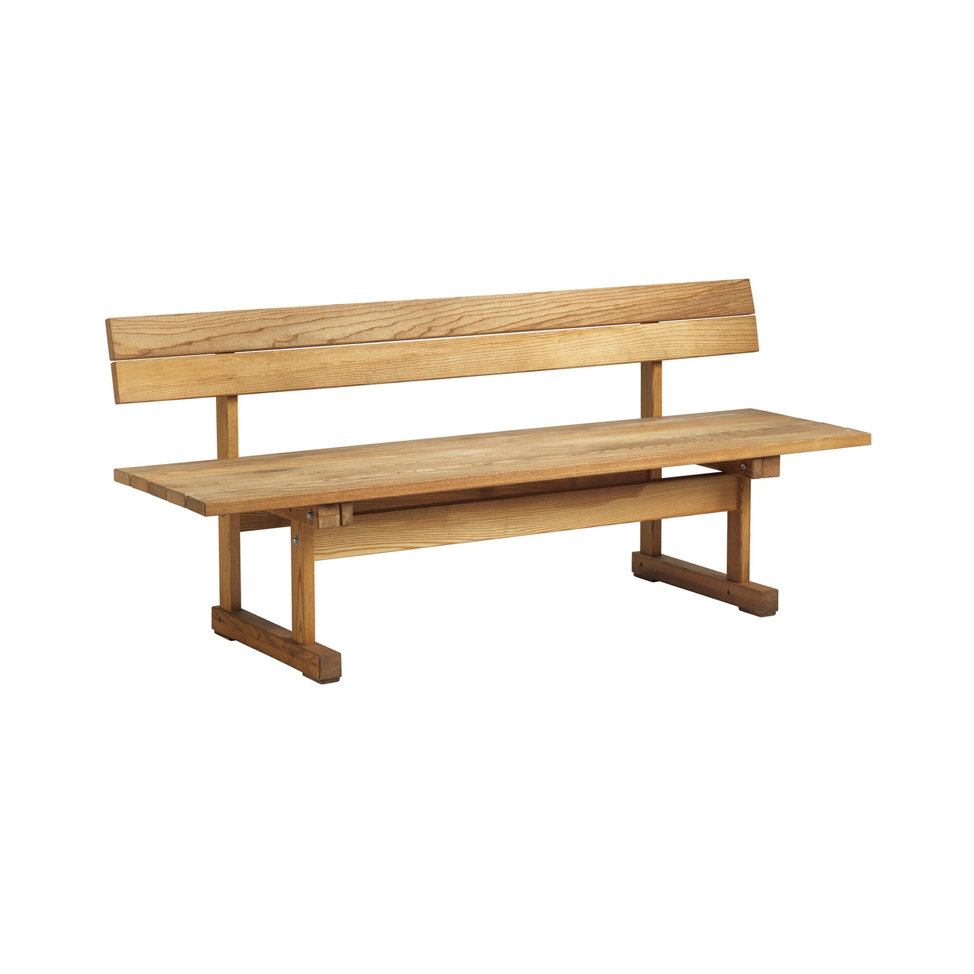 M16 Ermelunden Garden Bench with Backrest 3 Seater