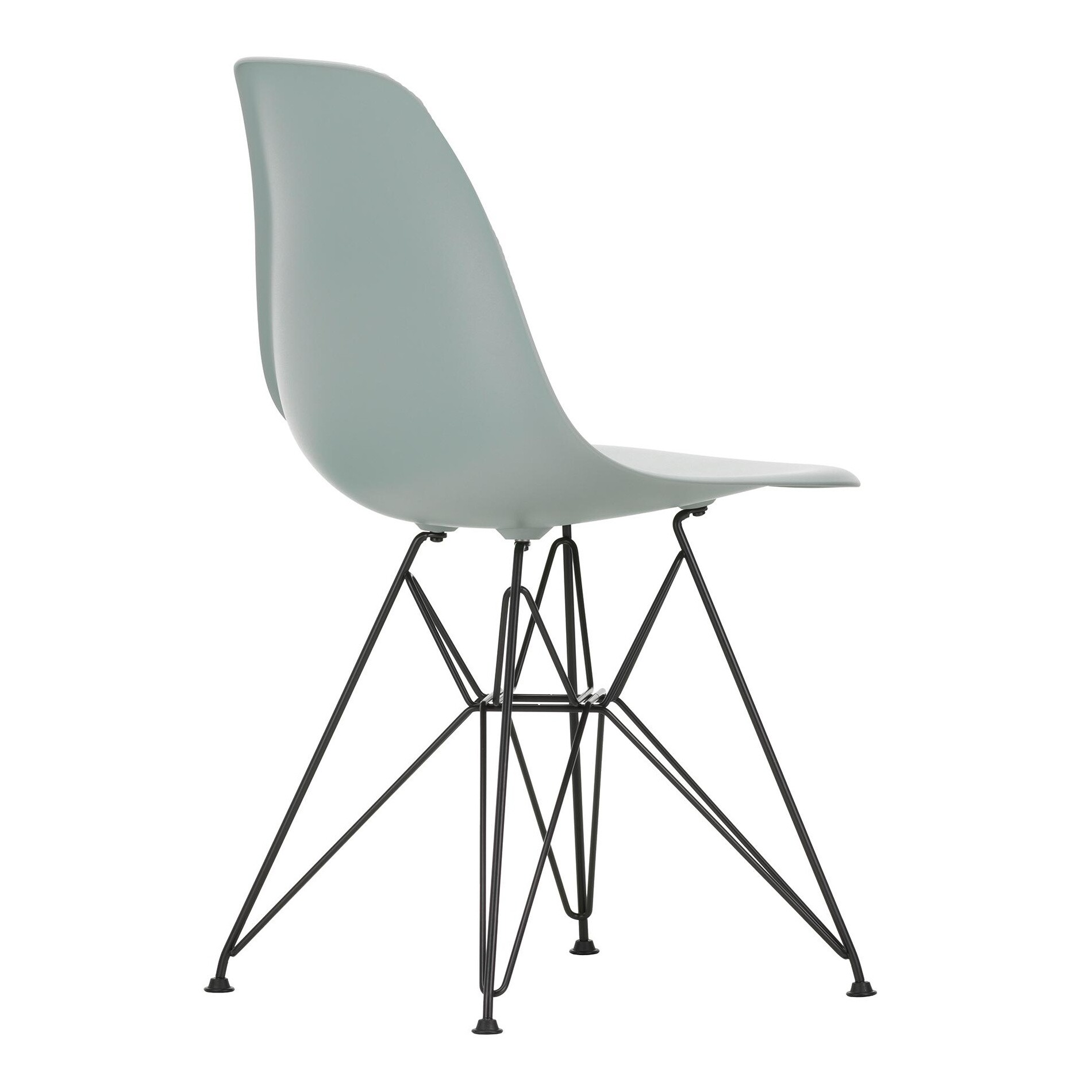 Eames Plastic Side Chair DSR RE Black Base