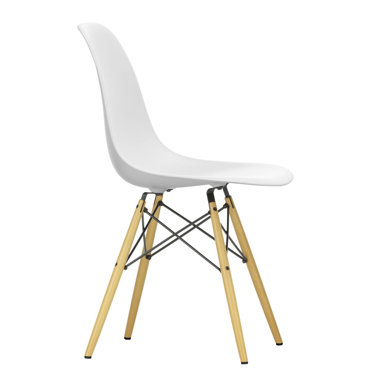 Eames Plastic Side Chair DSW RE Golden Maple