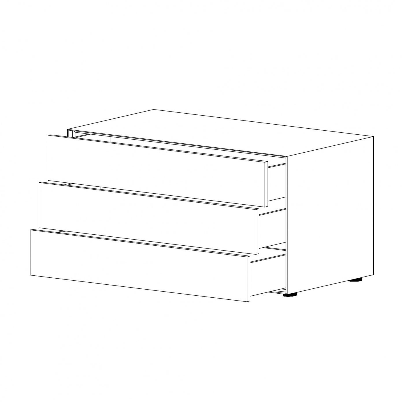 Nex Pur Box 2.0 Sideboard/Drawer Chest 240x75x48cm