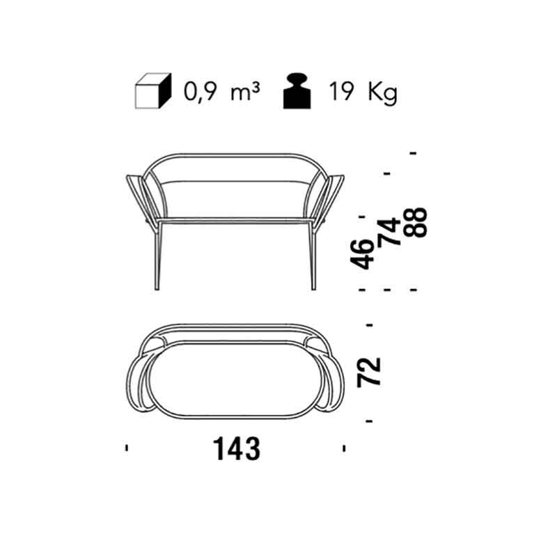 Banjooli 2-Seater Sofa
