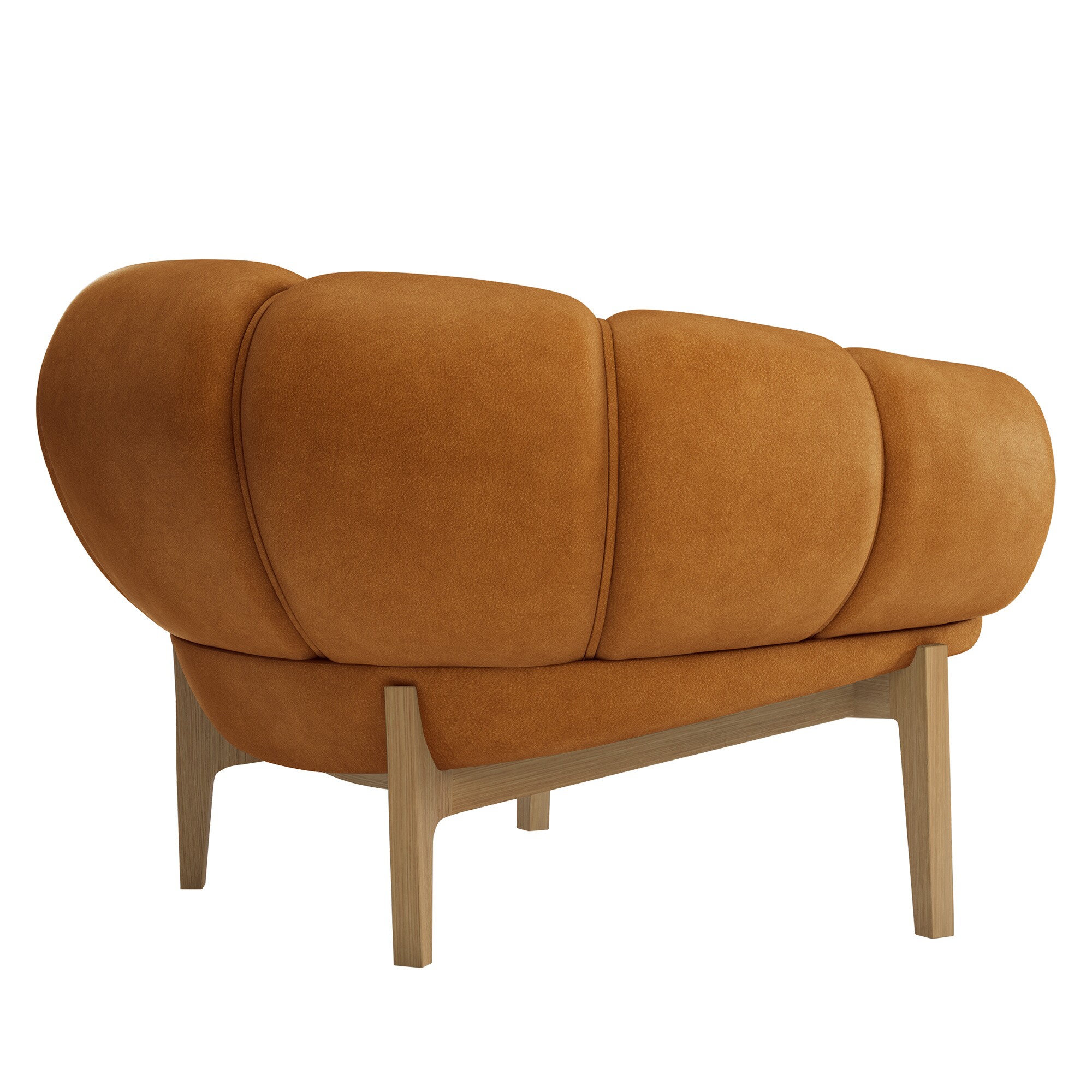 Croissant Lounge Chair Leather