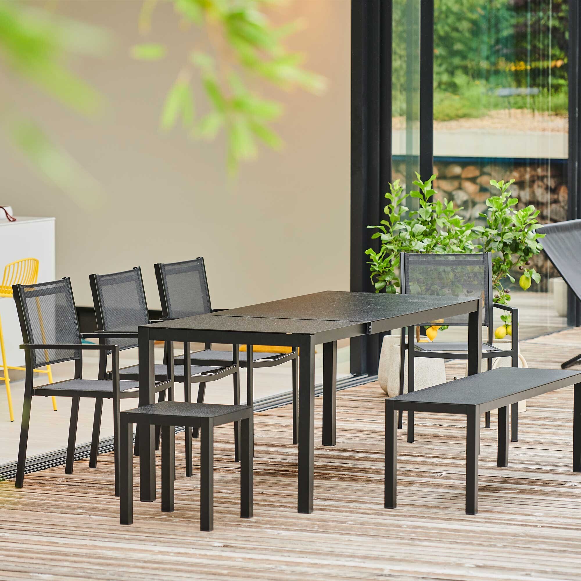Fiam Aria Garden Table Extendable
