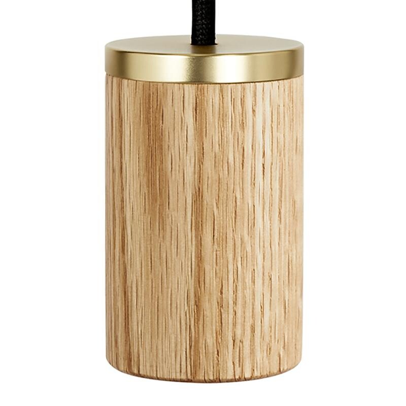 Oak Knuckle Suspension Lamp