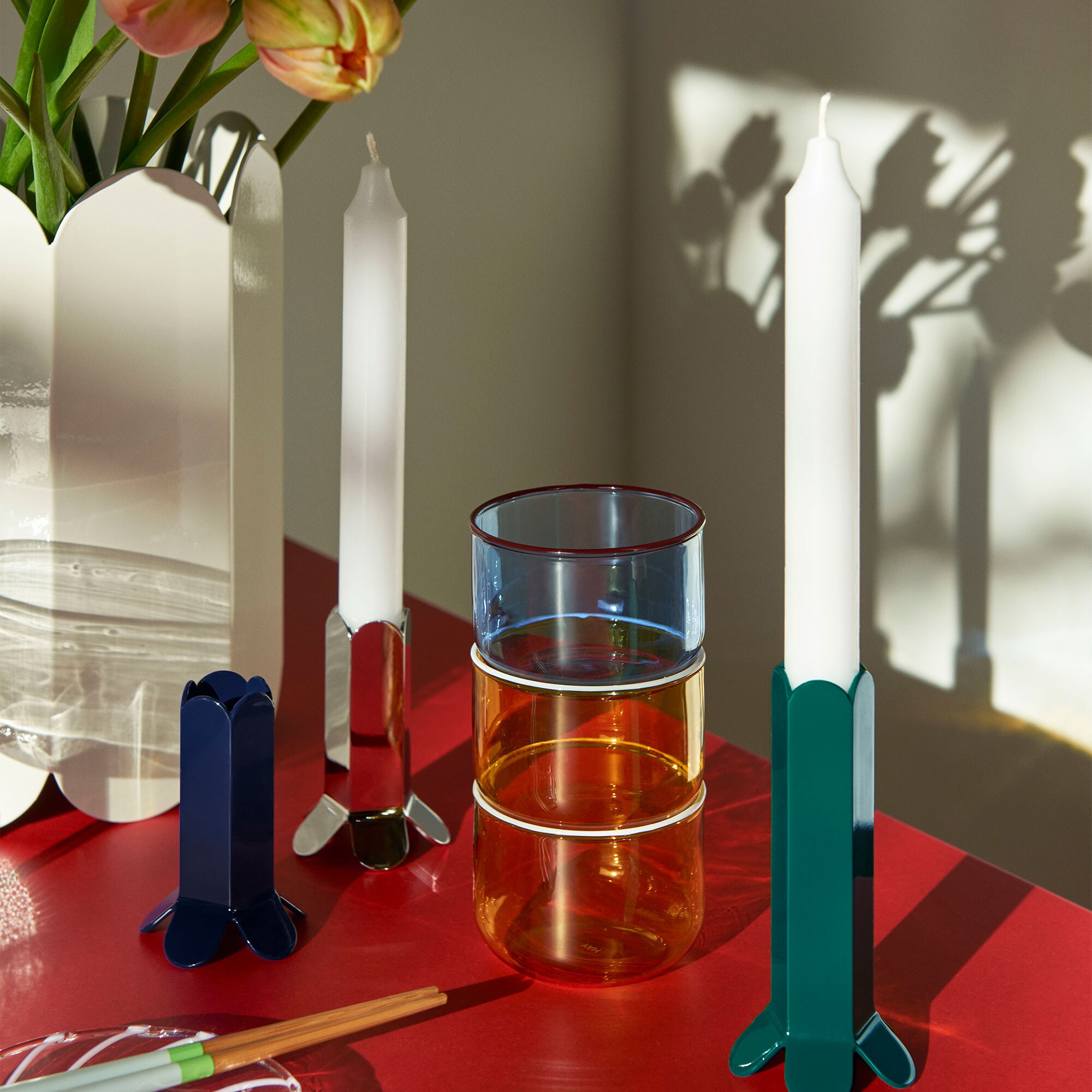 Arcs Candle Holder L