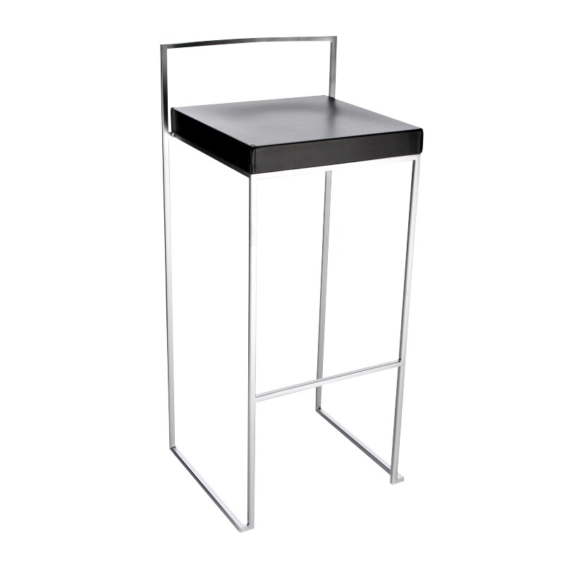 Cubo S62 Bar Stool Seat Leather H75cm