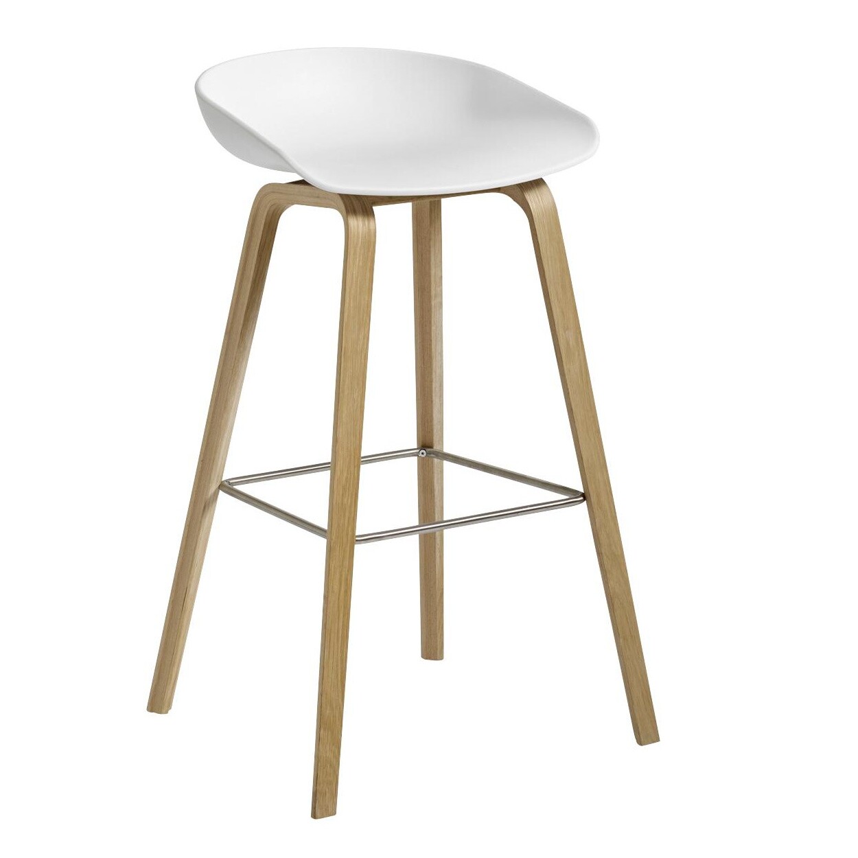 About a Stool AAS 32 2.0 Bar Stool High Soaped Oak Base
