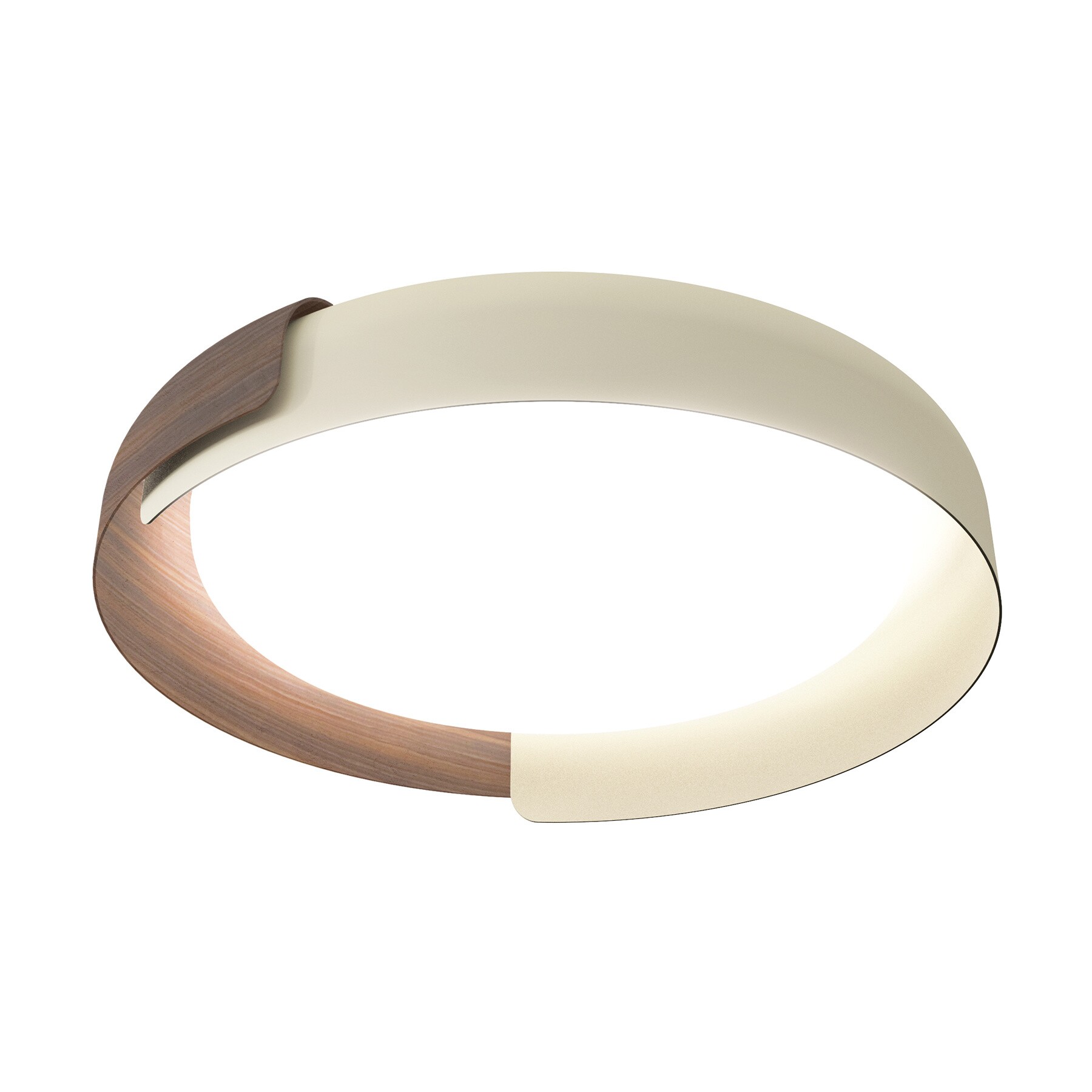 Dala LED Ceiling Lamp Wood Finish