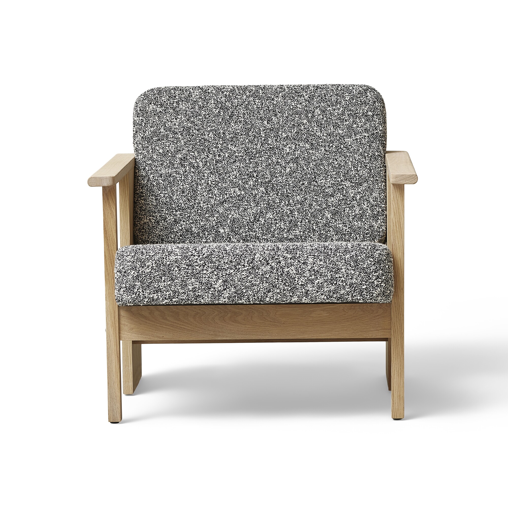 Block Lounge Chair Oak White Oiled