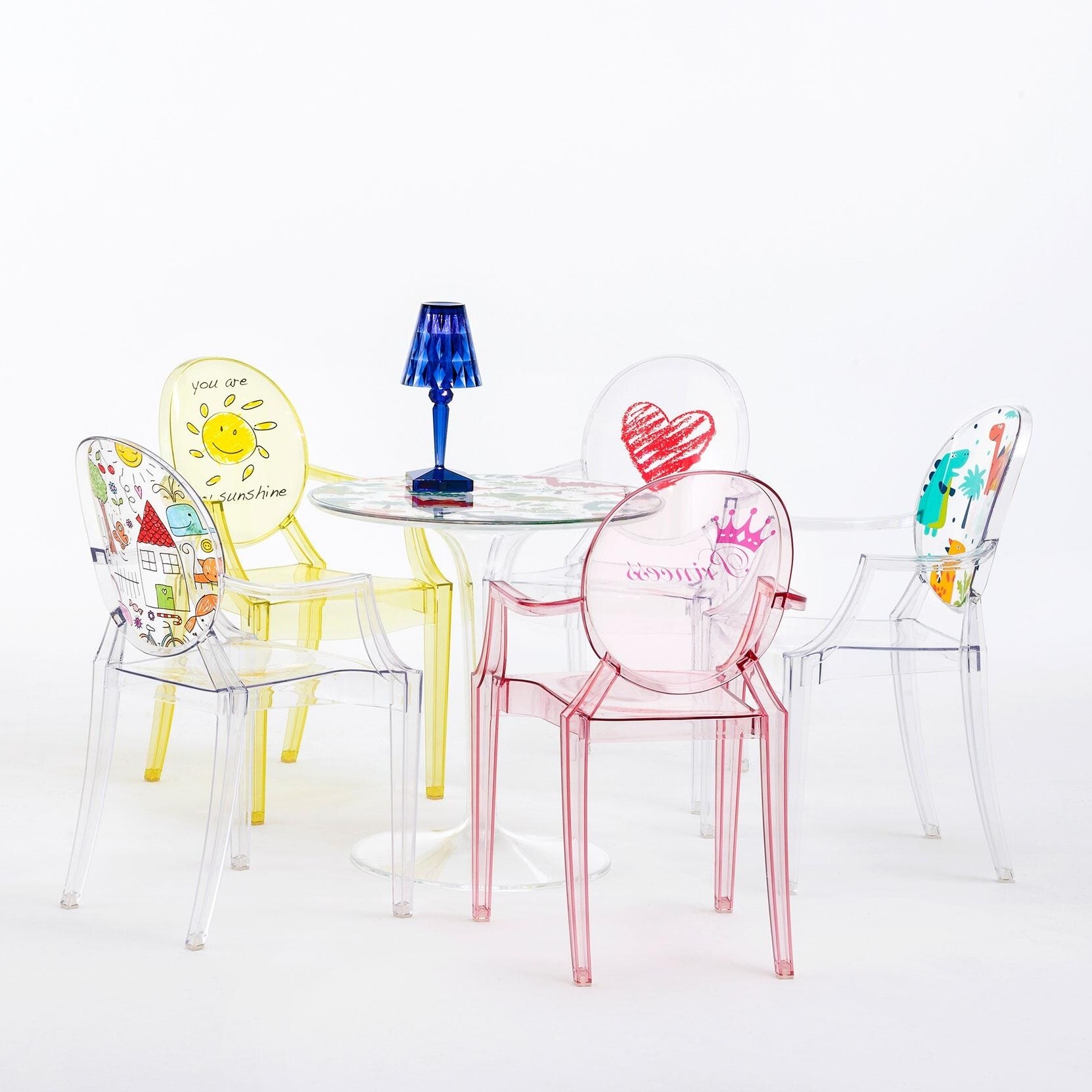 Lou Lou Ghost Children's Chair with Motive