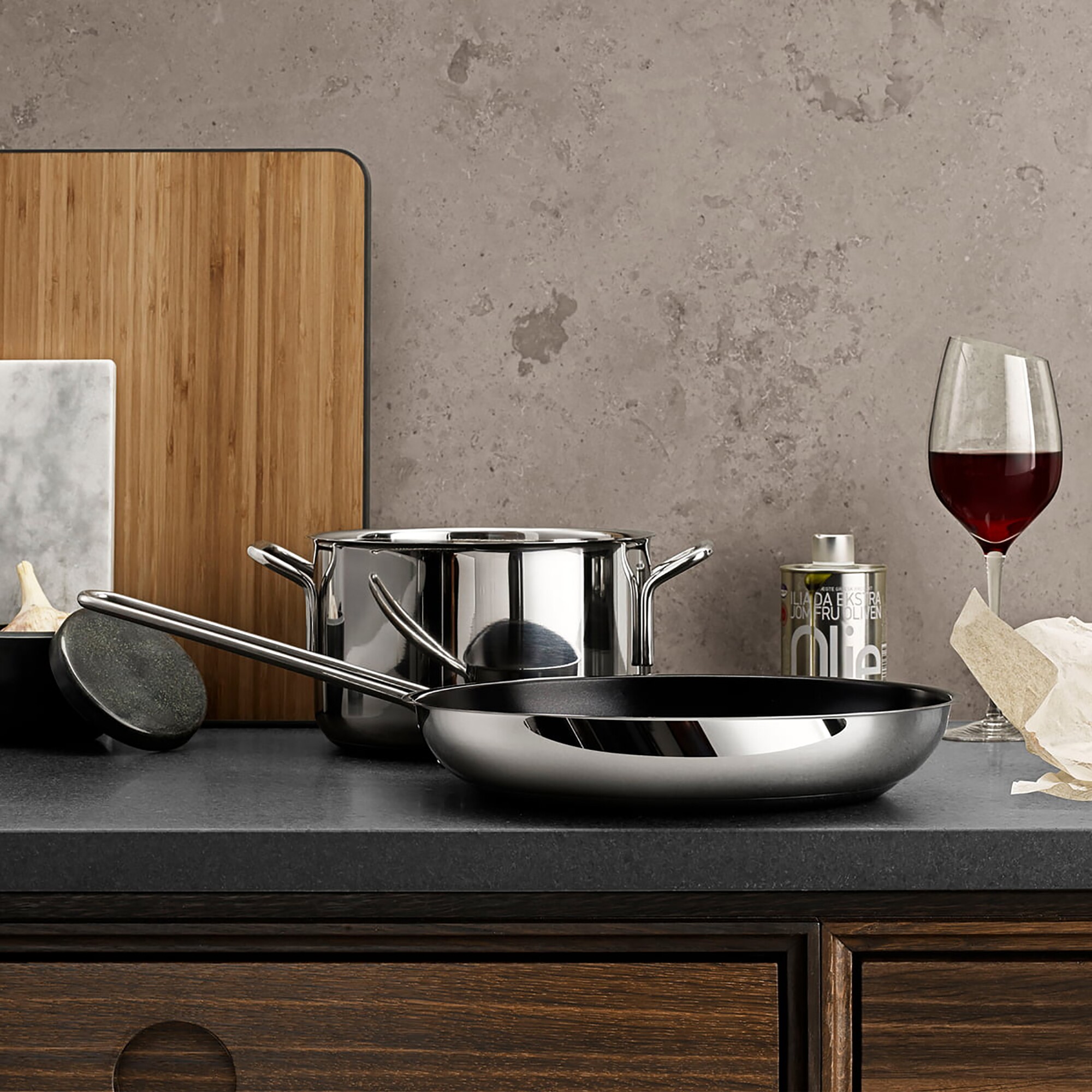 Heat Control Induction Frying Pan Ø 28cm