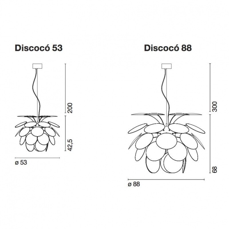 Discocó Suspension Lamp White