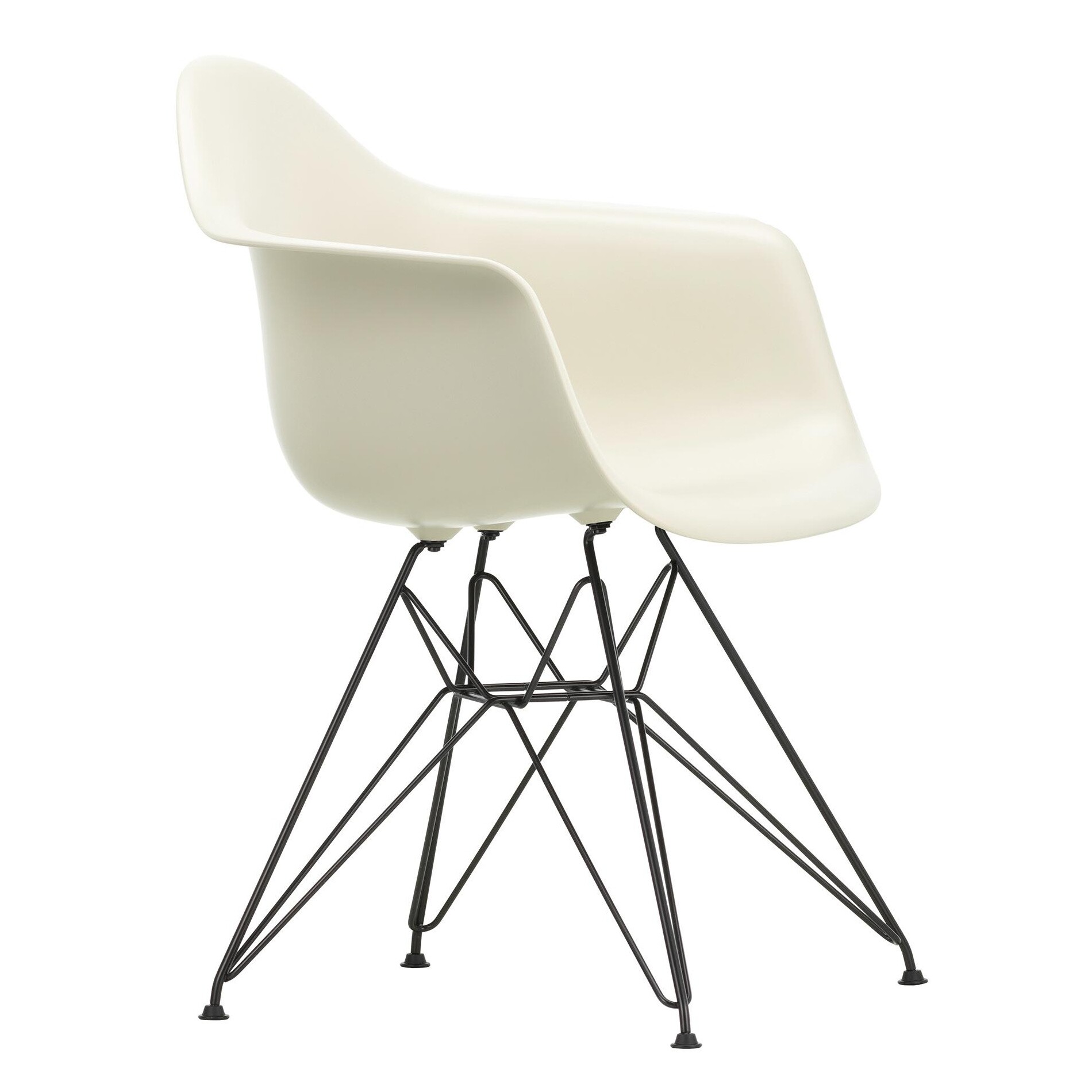 Eames Plastic Armchair DAR RE Black Base