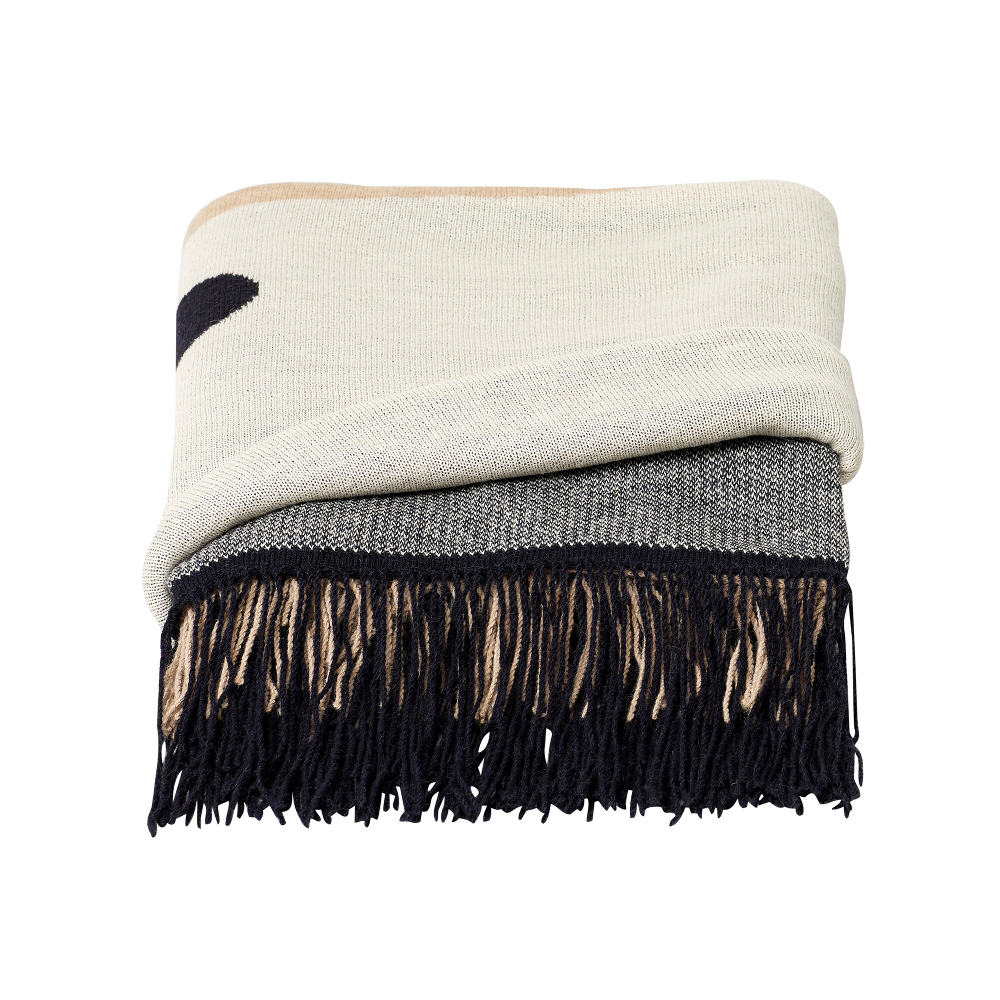 Aymara Blanket Pattern Cream 190x130cm