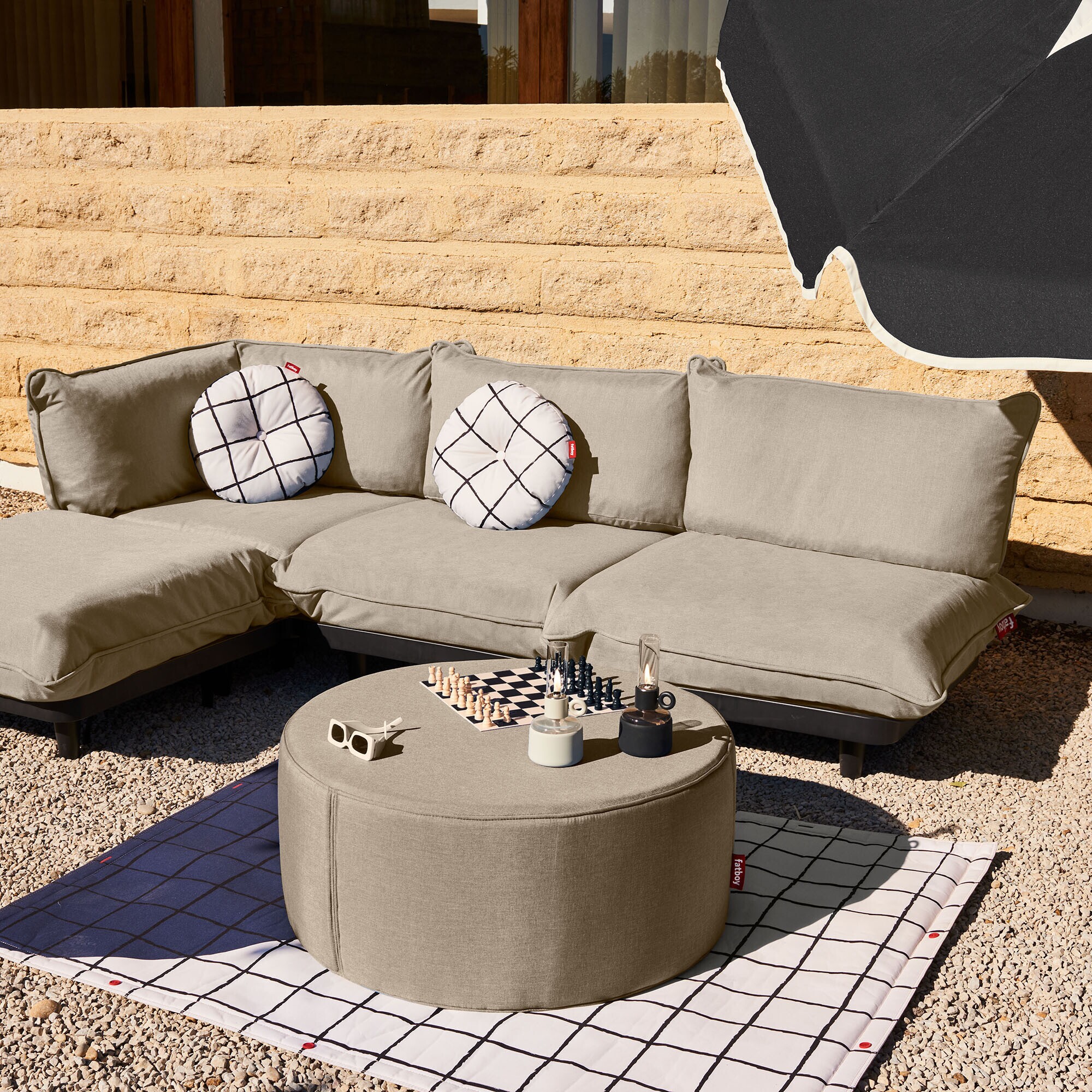 Exklusive Edition Paletti Outdoor Lounge Sofa Set Large Left