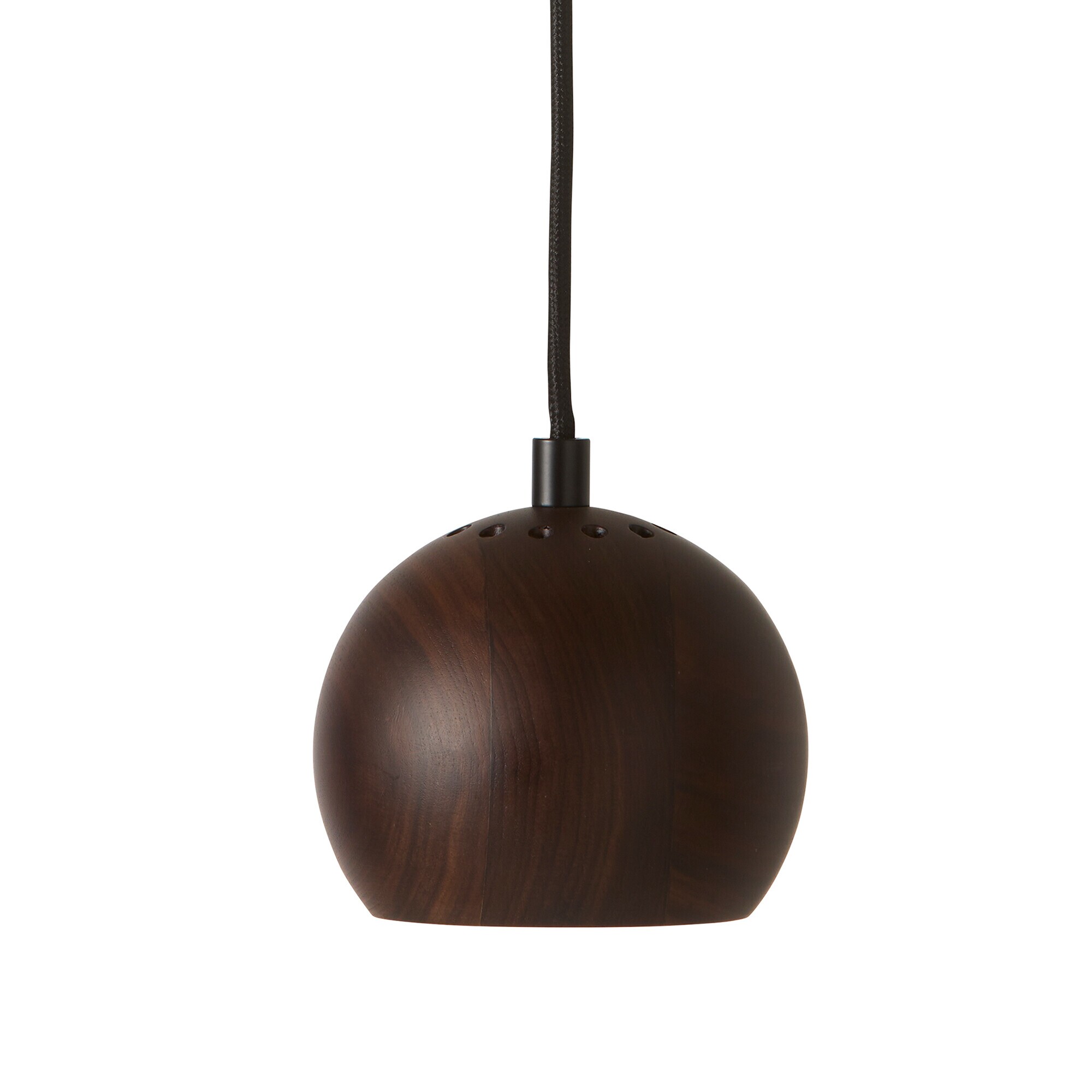 Ball Suspension Lamp Wood Ø12cm