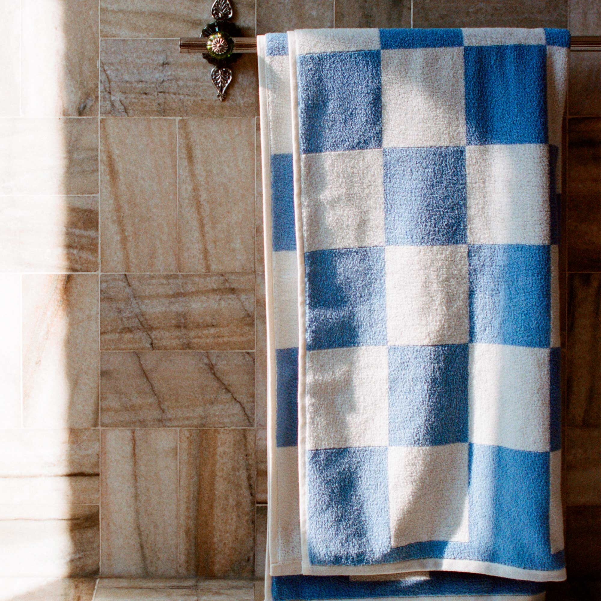 Check Bath Towel 70x136cm