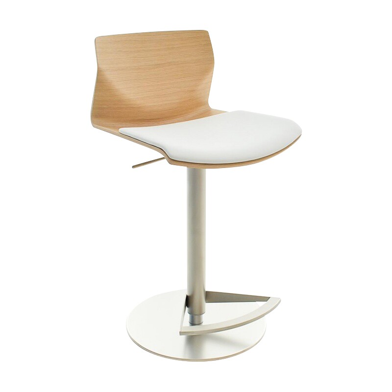 Kai S39 Bar Stool Seat Oak with Cushion 54-79cm