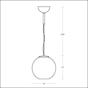 Globo di Luce Suspension Lamp L