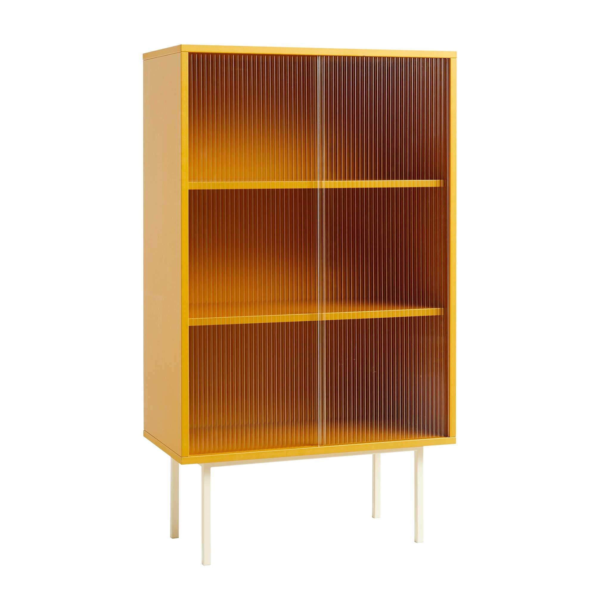 Colour Cabinet with Glass Doors