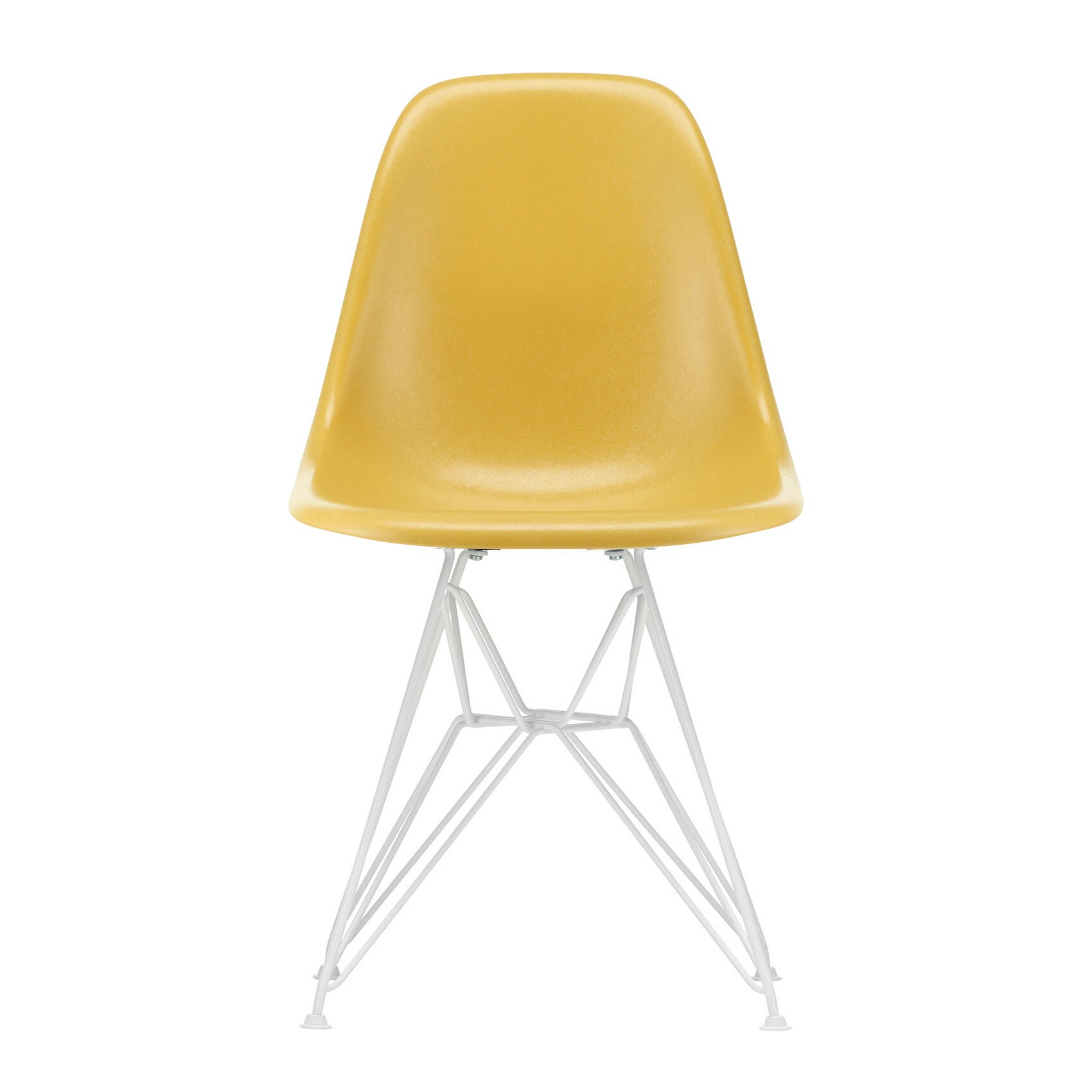 Eames Fiberglass Side Chair DSR White Base