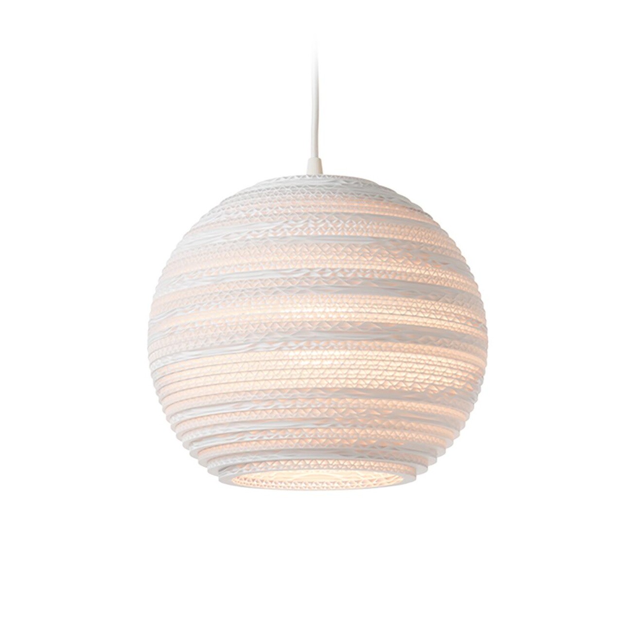Moon Suspension Lamp White