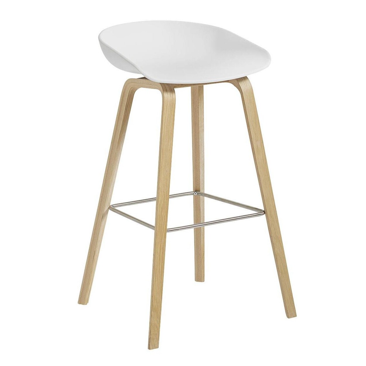 About A Stool AAS 32 2.0 Bar Stool High Lacquered Oak