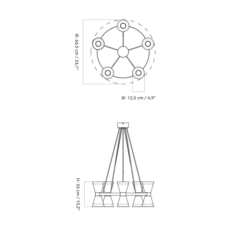 Collector 5 Chandelier