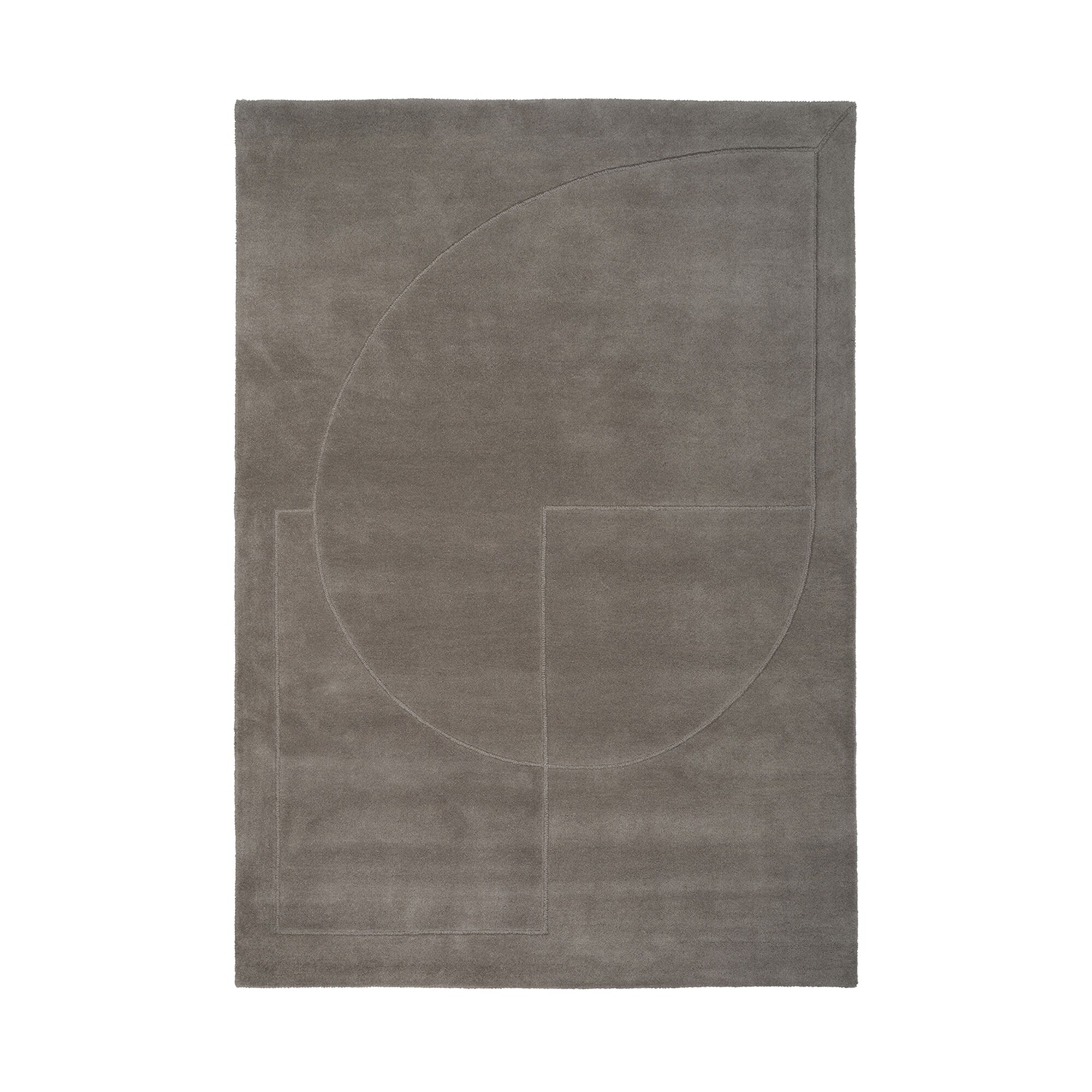 Lineal Poem Wool Rug 200x300cm