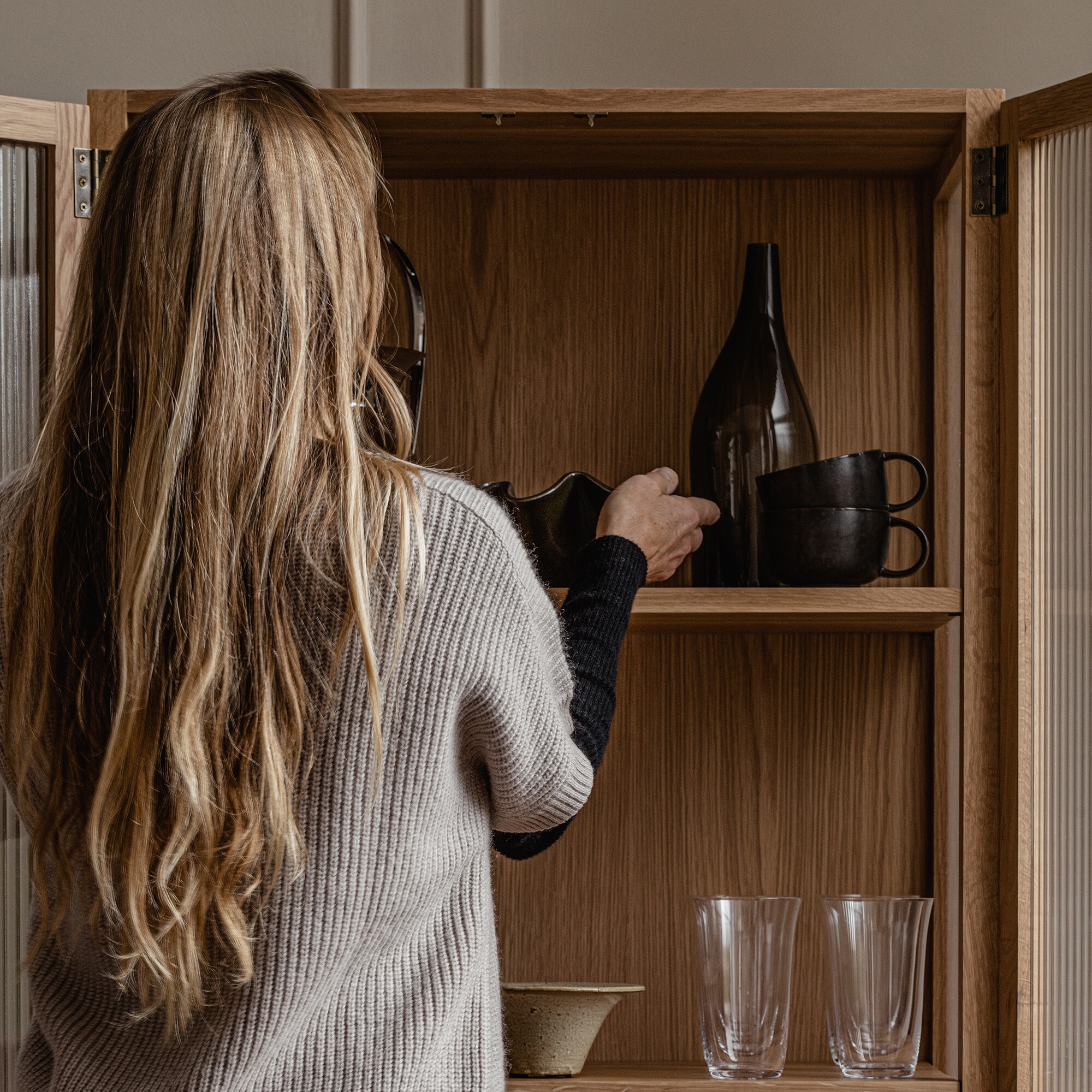 Curiosity Glass Cabinet H 168 cm