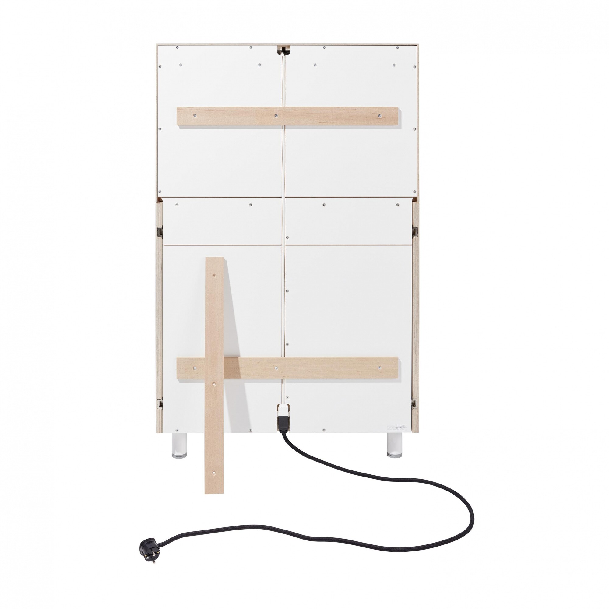 Flatmate Wall Secretary with Birch Edge