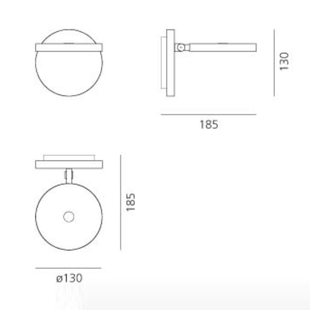 Demetra Faretto LED Wall Lamp