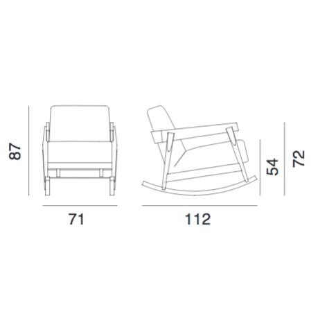 Brick 307 Rocking Chair