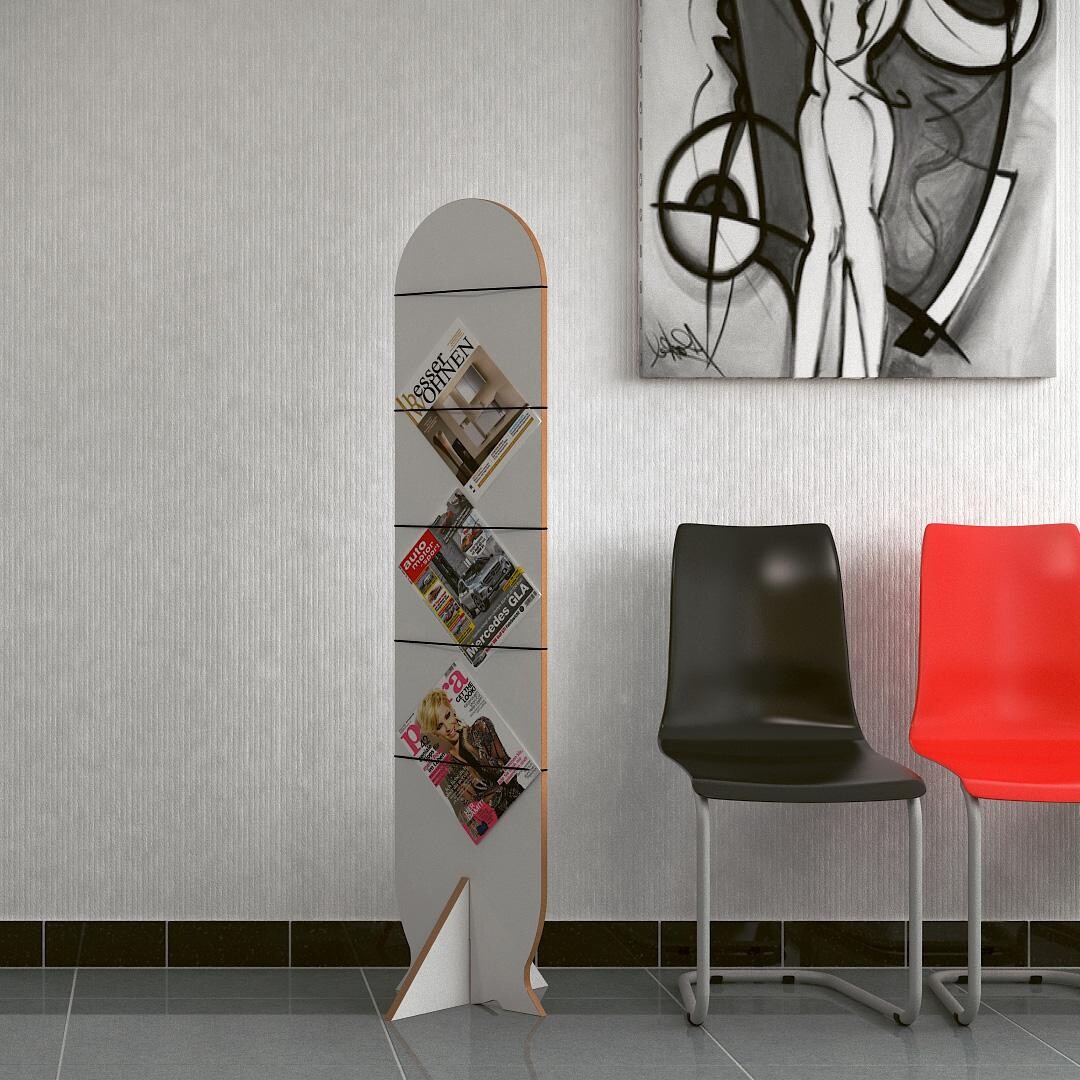 Magazzi Magazine Rack H 160cm