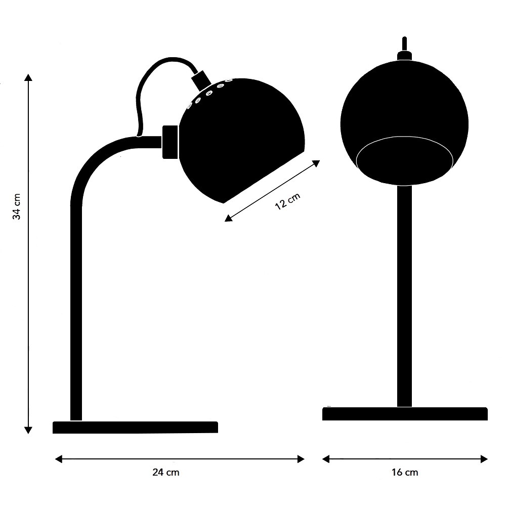 Ball Single Table Lamp Matt