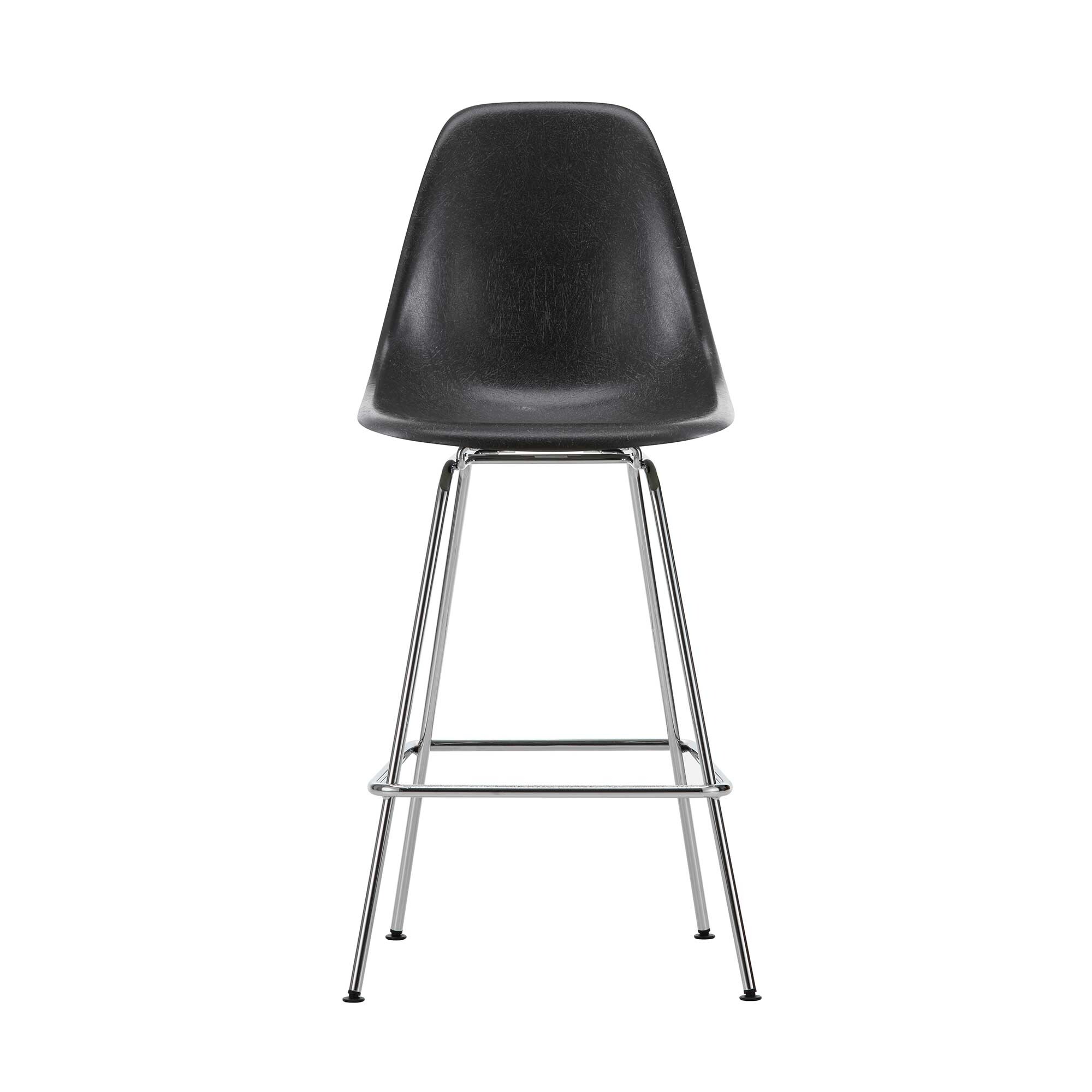 Eames Fiberglass Bar Chair Medium Chromed
