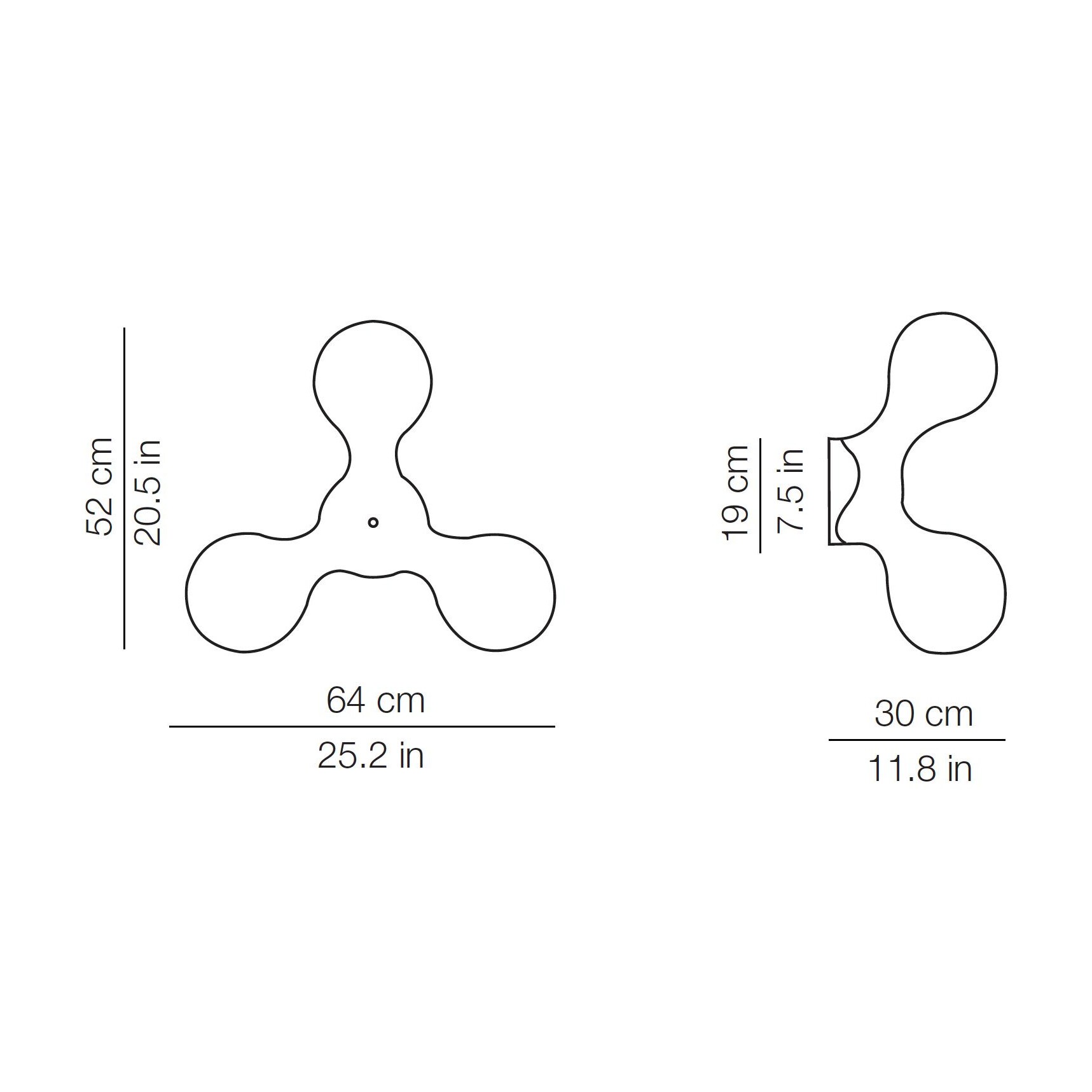 Atomium Wall/Ceiling Lamp