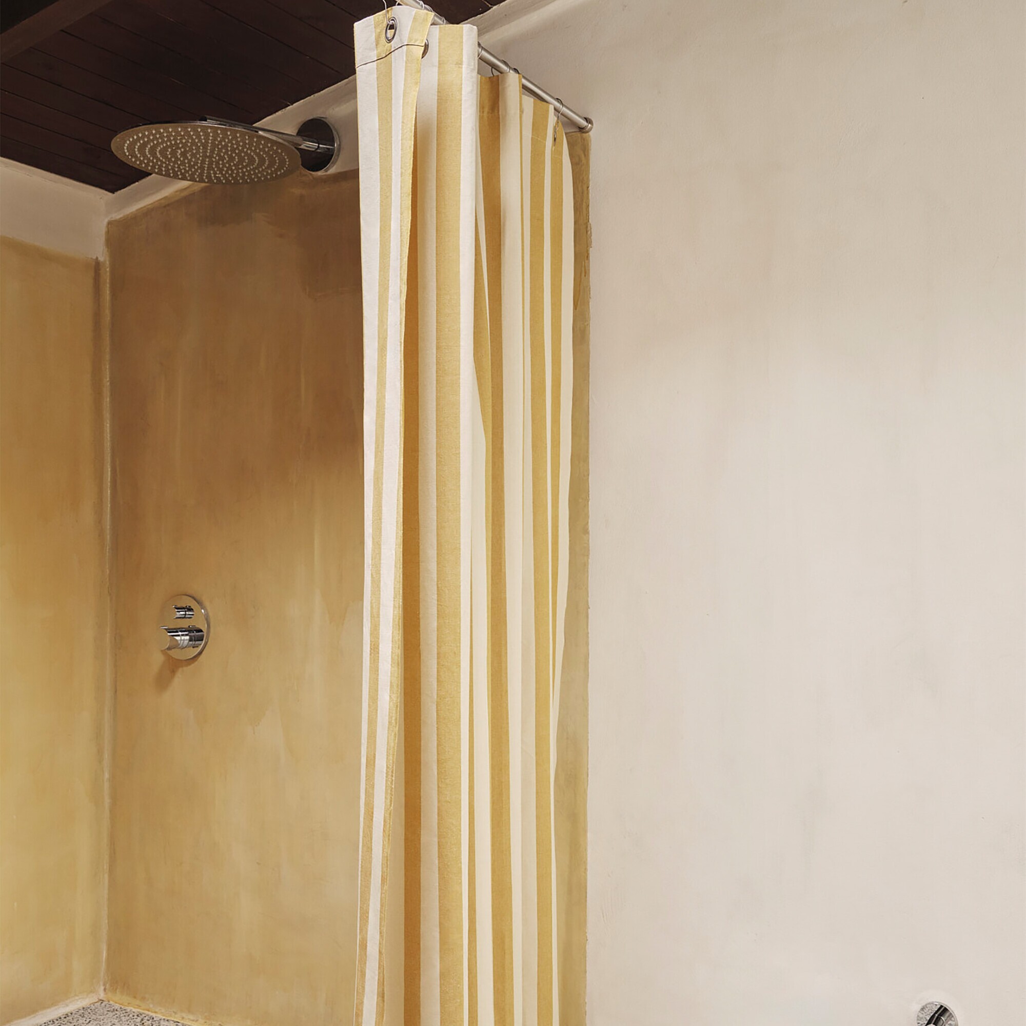 Chambray Shower Curtain