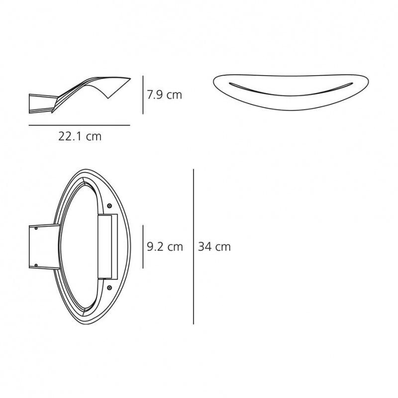 Mesmeri Halogen Wall Lamp