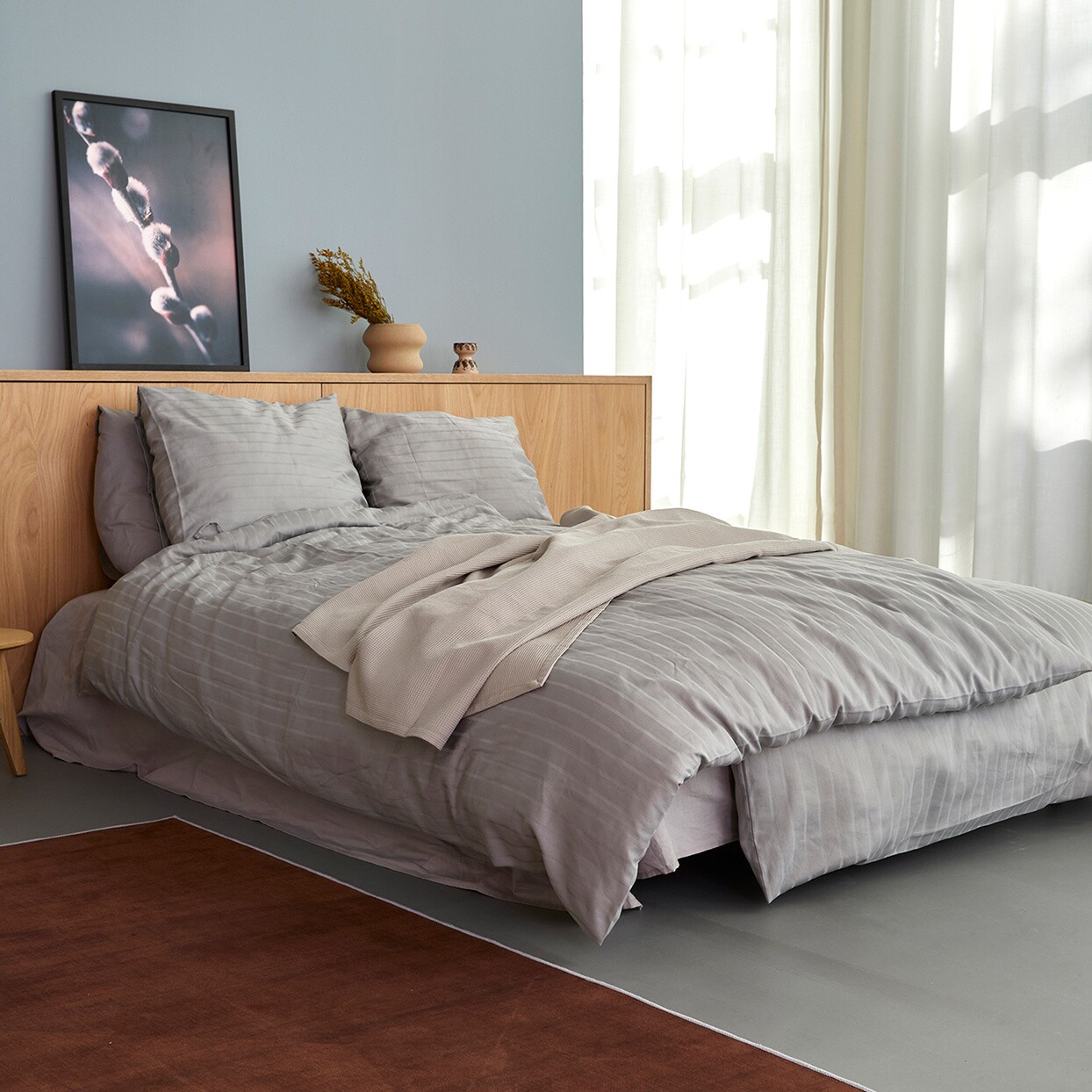 Cubed 140 Sofa Bed Oak 148x98cm