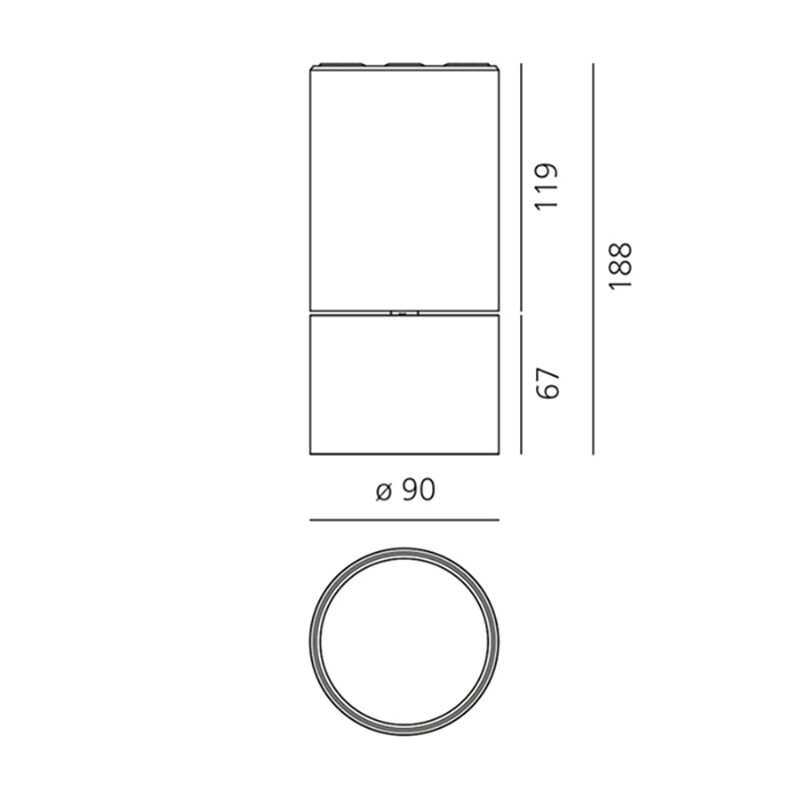 Hoy Spot SMD LED Ceiling Lamp 24° 2700K