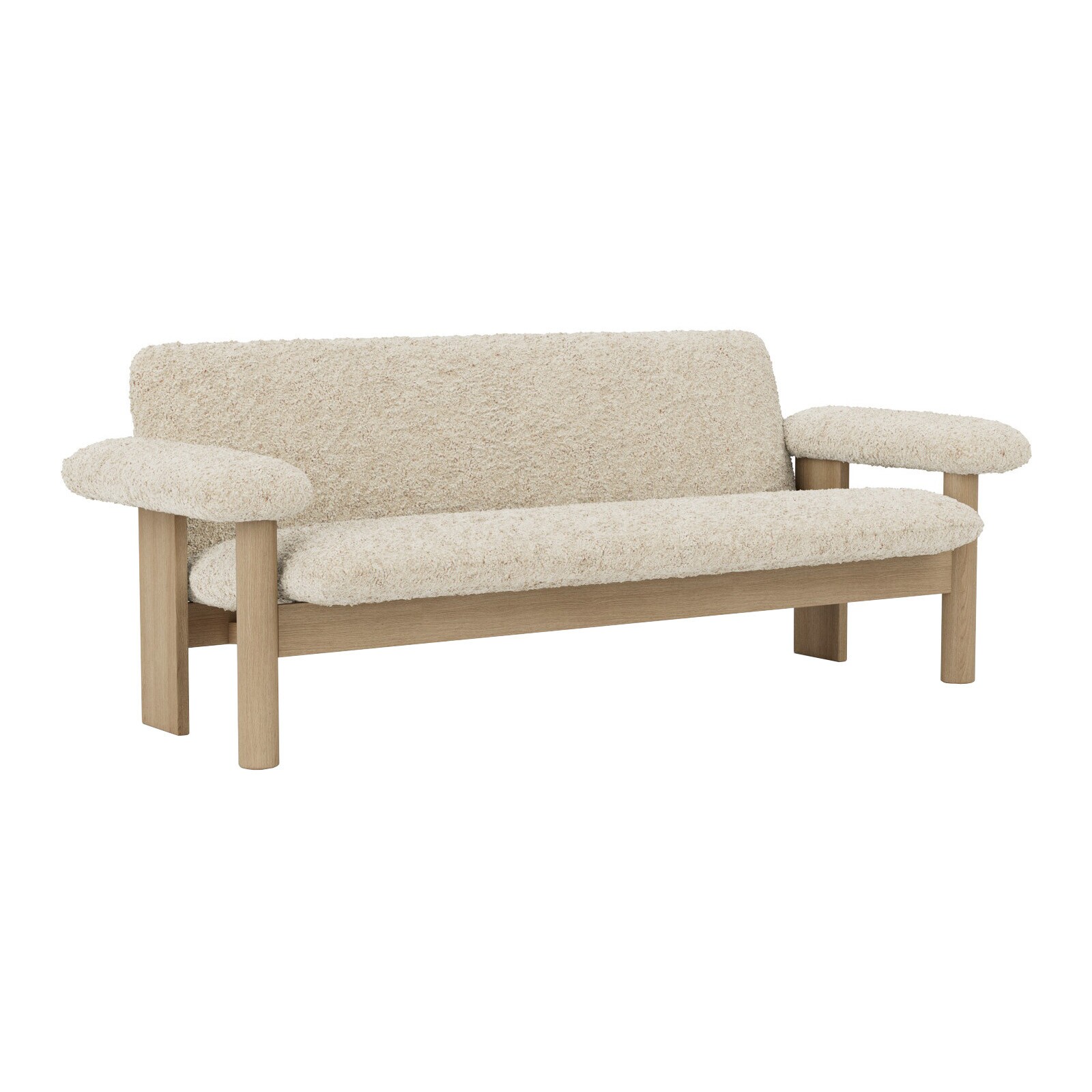 Brasilia 2-Seater Sofa Sheepskin