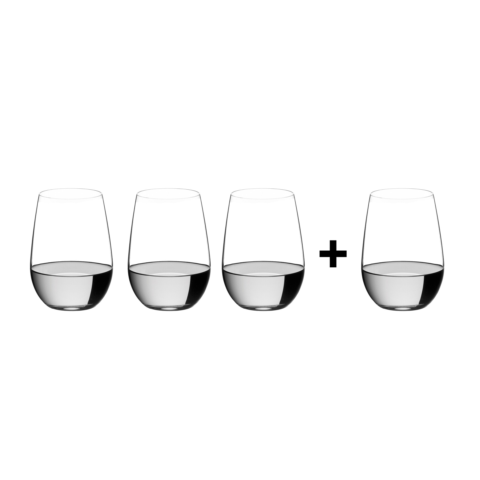 O Wine Riesling / Sauvignon Wine Glass Gift Set 3+1 for free