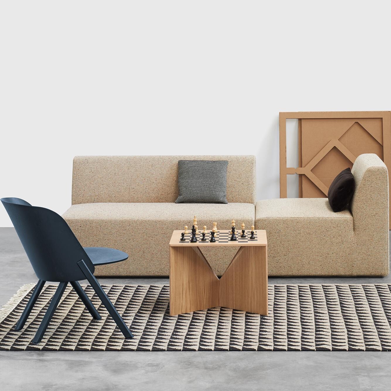 Calvert Chess Side Table