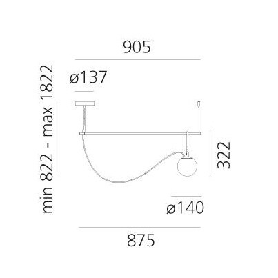 nh S2 14 Sospensione Suspension Lamp