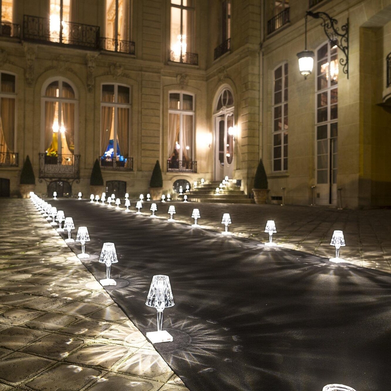 Battery LED Outdoor Table Lamp with Battery  H 26