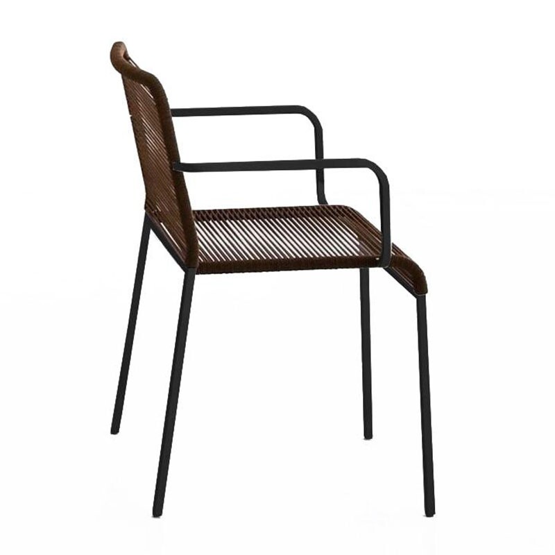 Aria S43 Armchair Frame Black Stackable