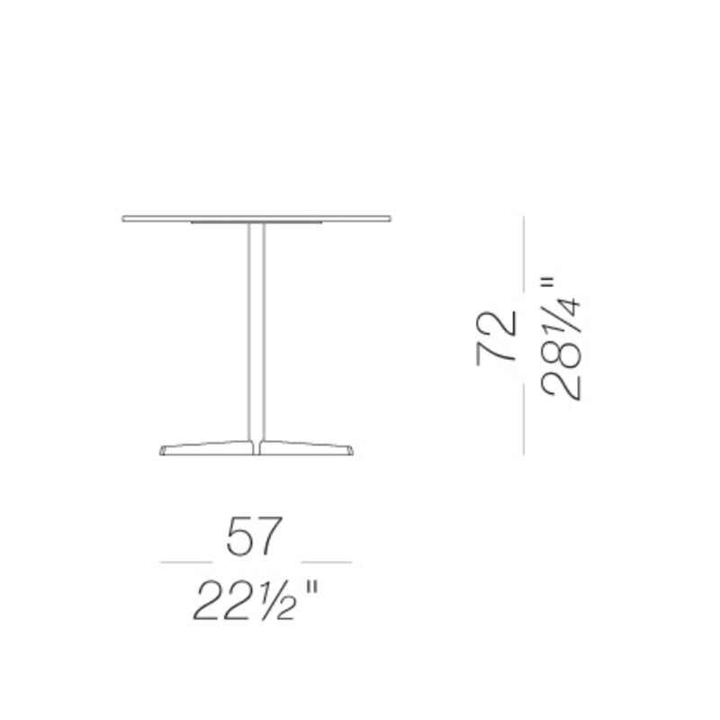 Auki P16 Bistro Table H72cm