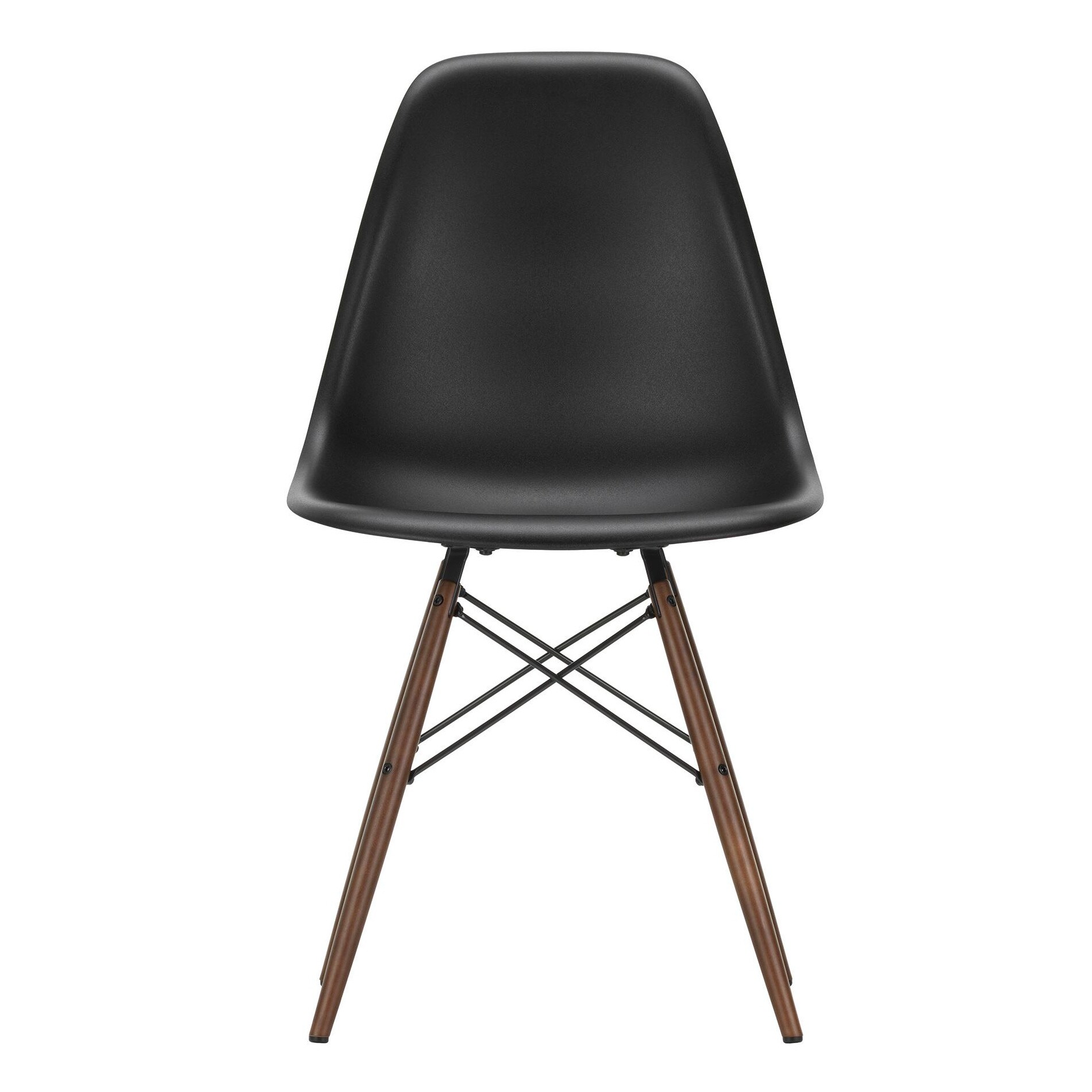 Eames Plastic Side Chair DSW RE Dark Maple Base
